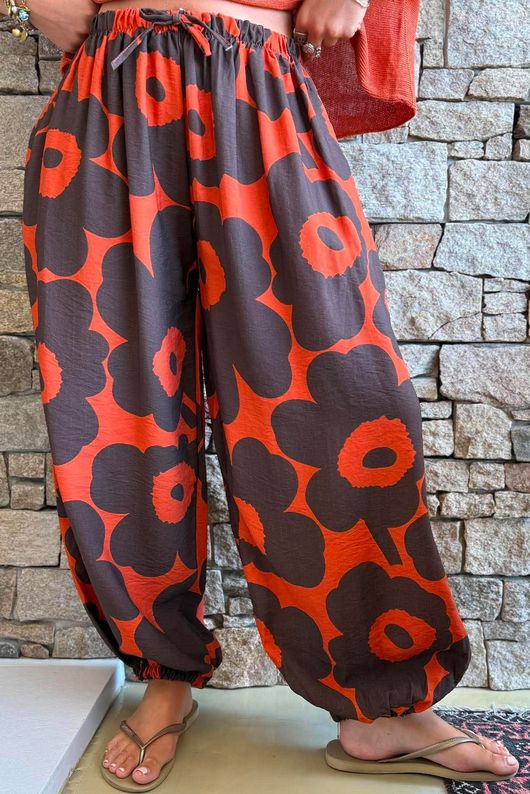 Carnaby Balloon Cuff Pant Coffee Bean & Sunset